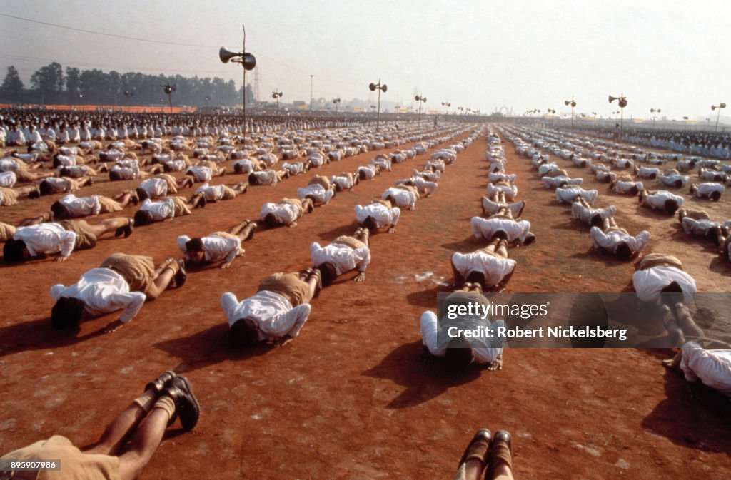 Annual Meeting Of The Rastriya Swayamsevak Sangh, Or RSS, In New Delhi