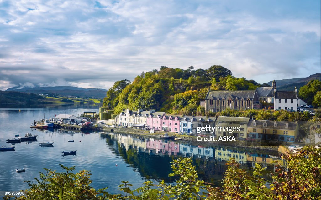 Portree, Isola di Skye, Scozia