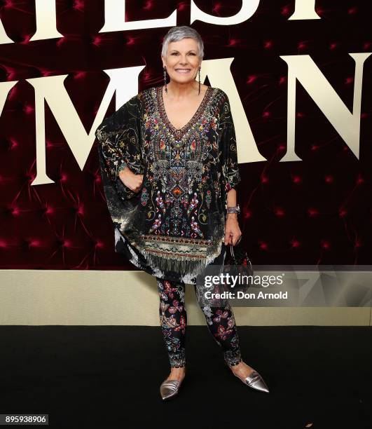 Susie Elelman attends the Australian premiere of The Greatest Showman at The Star on December 20, 2017 in Sydney, Australia.