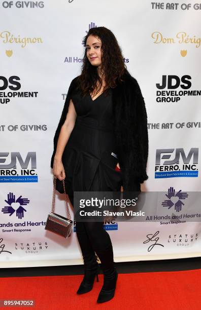 Tijana Ibrahimovic attends Status Luxury Group presents The Art of Giving at Domenico Vacca on December 19, 2017 in New York City.
