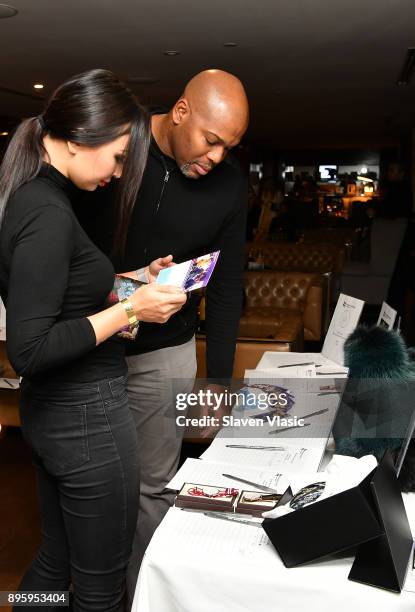 Guests attend Status Luxury Group presents The Art of Giving at Domenico Vacca on December 19, 2017 in New York City.