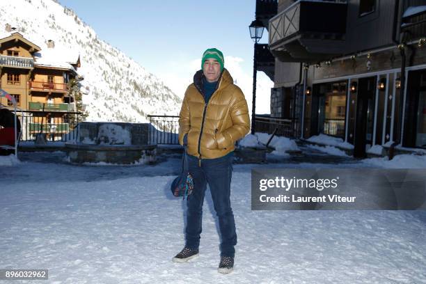 Actor and Director Jean-Marc Barr attends "Les Arcs European Film Festival" on December 20, 2017 in Les Arcs, France.