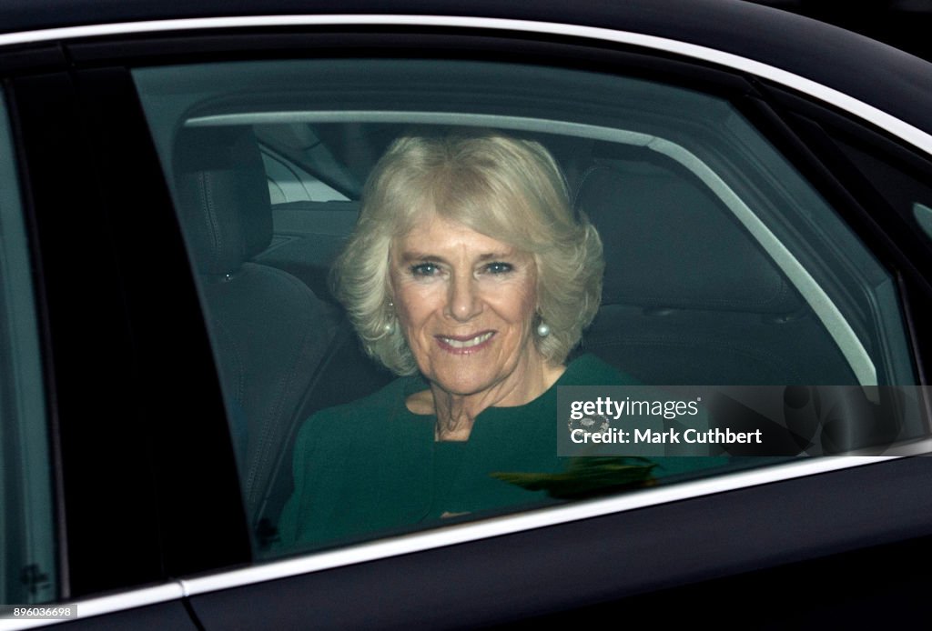 Royal Family Attend Christmas Lunch At Buckingham Palace