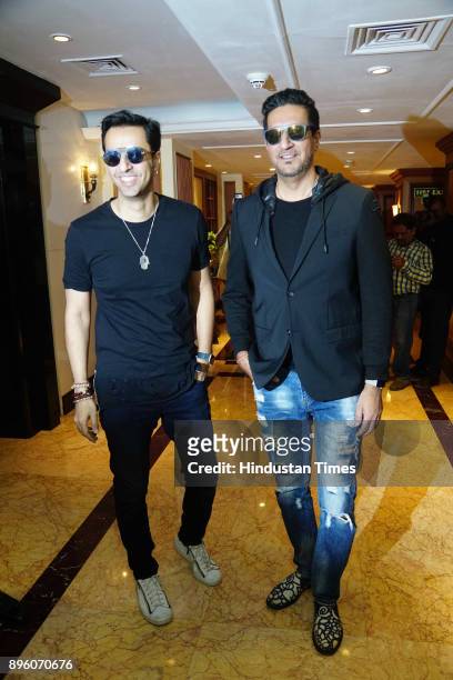 Music director duo Salim Merchant and Sulaiman Merchant during press meet of MTVs Super Fight League season 2 on December 18, 2017 in Mumbai, India....