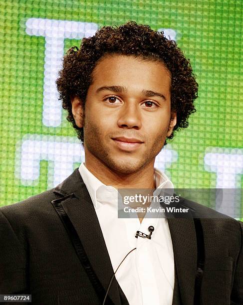 Actor Corbin Bleu of "The Beautiful Life" appears during the CW Network portion of the 2009 Summer Television Critics Association Press Tour at The...