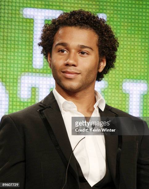 Actor Corbin Bleu of "The Beautiful Life" appears during the CW Network portion of the 2009 Summer Television Critics Association Press Tour at The...
