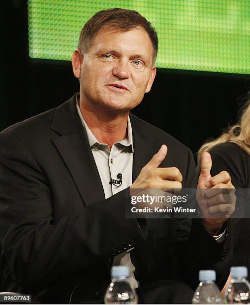 Creator/Executive Producer Kevin Williamson appears during the CW Network portion of the 2009 Summer Television Critics Association Press Tour at The...