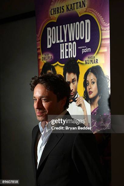 Actor Chris Kattan arrives at the premiere of "Bollywood Hero" at the Rubin Museum of Art August 4, 2009 in New York City.