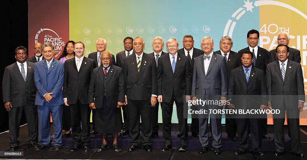 Delegates (front row L to R) Palau Vice