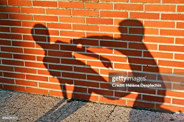 shadow fight - ruzie stockfoto's en -beelden