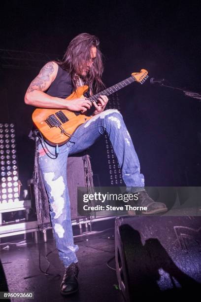 Nuno Bettencourt of Extreme performs live on stage at O2 Academy Birmingham on December 17, 2017 in Birmingham, England.