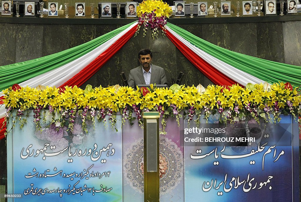 Iranian President Mahmoud Ahmadinejad de
