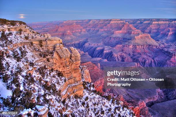 morning at mather point - mather point stock pictures, royalty-free photos & images