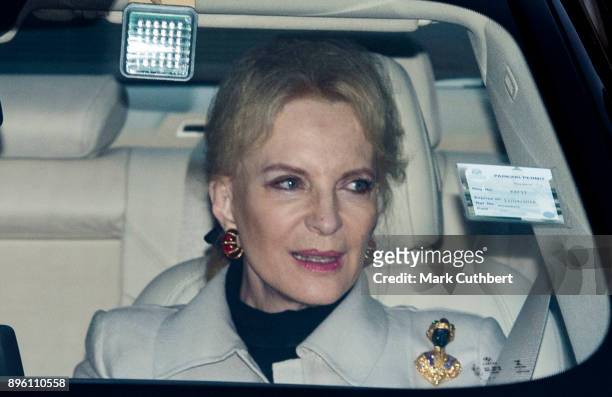 Princess Michael of Kent attends a Christmas lunch for the extended Royal Family at Buckingham Palace on December 20, 2017 in London, England.