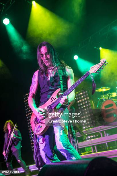 Nuno Bettencourt of Extreme performs live on stage at O2 Academy Birmingham on December 17, 2017 in Birmingham, England.