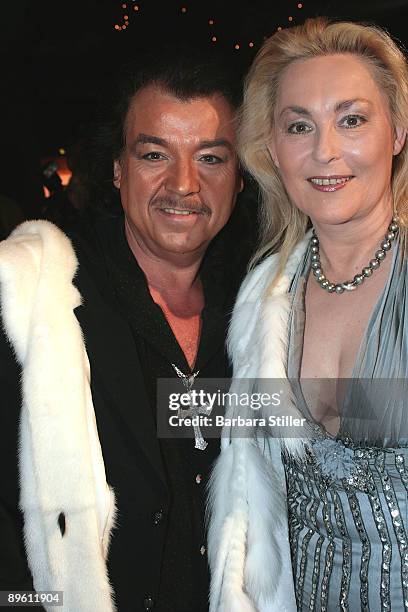 Alfredo Pauly and friend attend the UNESCO Benefit Gala for Children 2008 at Hotel Maritim on November 1, 2008 in Cologne, Germany.
