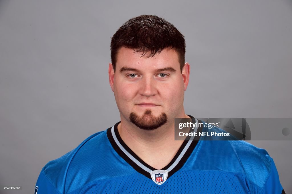 Stephen Peterman of the Detroit Lions poses for his 2009 NFL headshot
