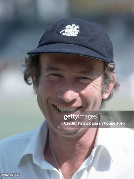 England's new captain Keith Fletcher before the 1st Test match between India and England at the Wankhede Stadium, Bombay , 27th November 1981....