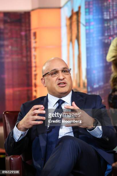 Aryeh Bourkoff, chief executive officer of LionTree Advisors LLC, speaks during a Bloomberg Television interview in New York, U.S., on Wednesday,...