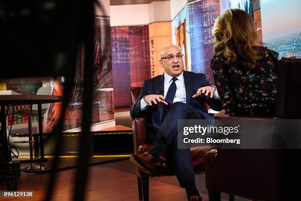 Aryeh Bourkoff, chief executive officer of LionTree Advisors LLC, speaks during a Bloomberg Television interview in New York, U.S., on Wednesday,...