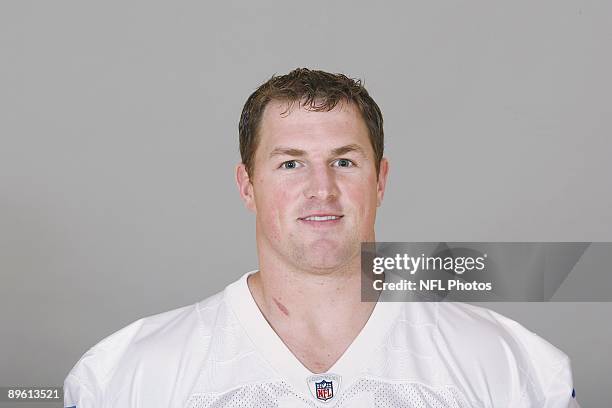 Jason Witten of the Dallas Cowboys poses for his 2009 NFL headshot at photo day in Irving, Texas.