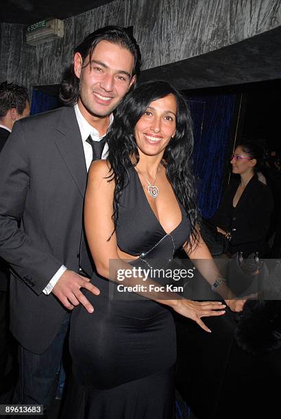 Brandon and Diana from Ile de La Tentation attend the Trophees de La Nuit 2007 Ceremony Dinner Party at the Lido Cabaret on November 19, 2007 in...