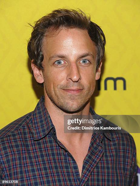 Seth Meyers attends the premiere of "Bollywood Hero" at the Rubin Museum of Art on August 4, 2009 in New York City.