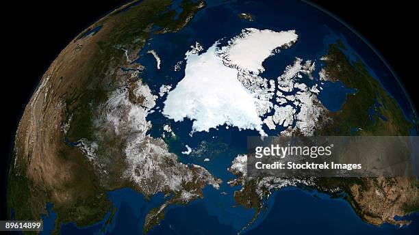 september 14, 2008 - arctic sea ice. - north pole fotografías e imágenes de stock