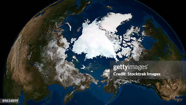 september 14, 2008 - arctic sea ice. - permafrost stock pictures, royalty-free photos & images