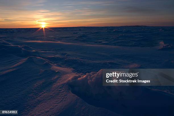 march 11, 2008 - sunrise at gulf of st. lawrence, iles de la madeleine, quebec, canada. - lawrence ray stock pictures, royalty-free photos & images