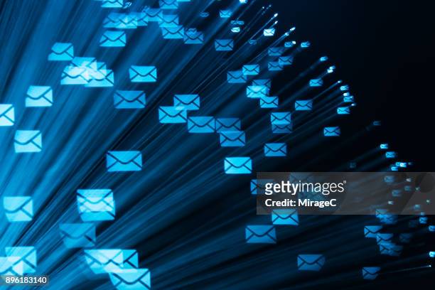 network communications - email stock-fotos und bilder