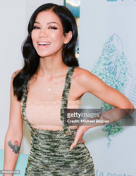 Writer Jhene Aiko attends Jhene Aiko 2Fish Poetry Book launch on December 19, 2017 in Los Angeles, California.