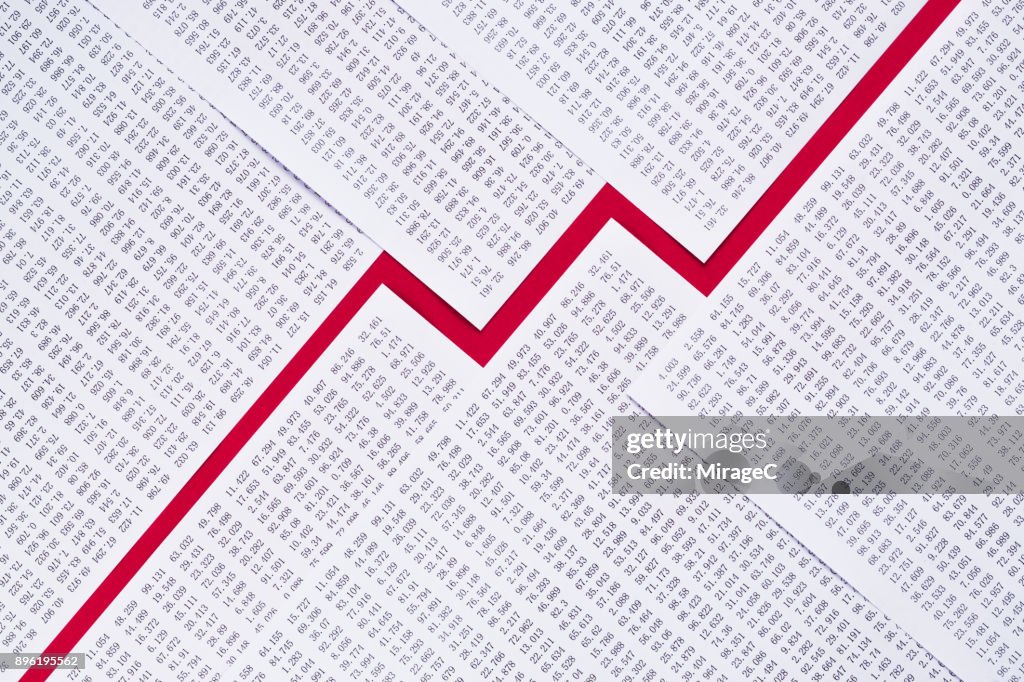 Paper and Data Composing Line Graph