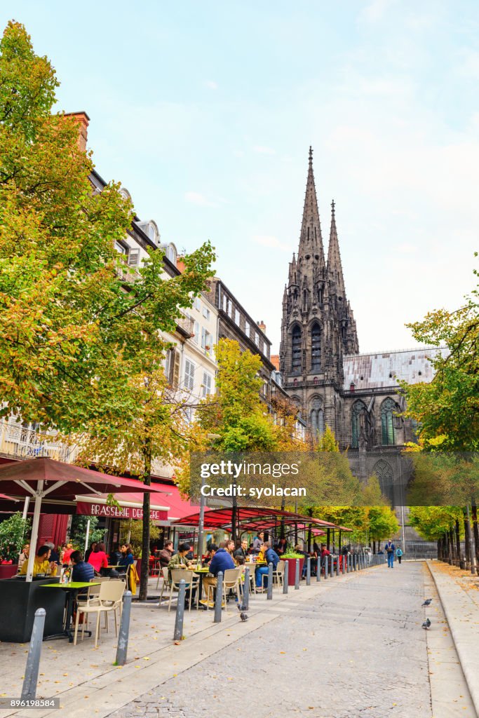 Old city centre of the Clermont Ferrand