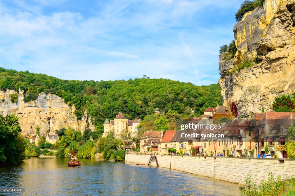 Historisches Dorf La Roque-Gageac in Frankreich