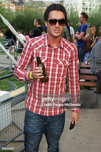 Jack Tweed attends the Nokia Skate Almighty launch party held at Potters Field on August 5, 2009 in London, England.