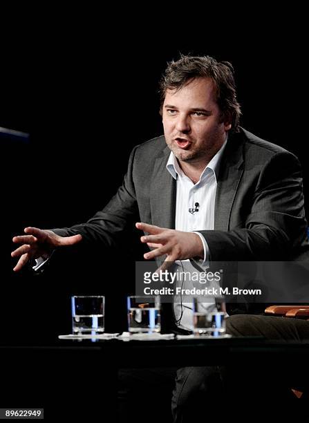 Executive producer Dan Harmon of the television show "Community" attends the NBC Network portion of the 2009 Summer Television Critics Association...