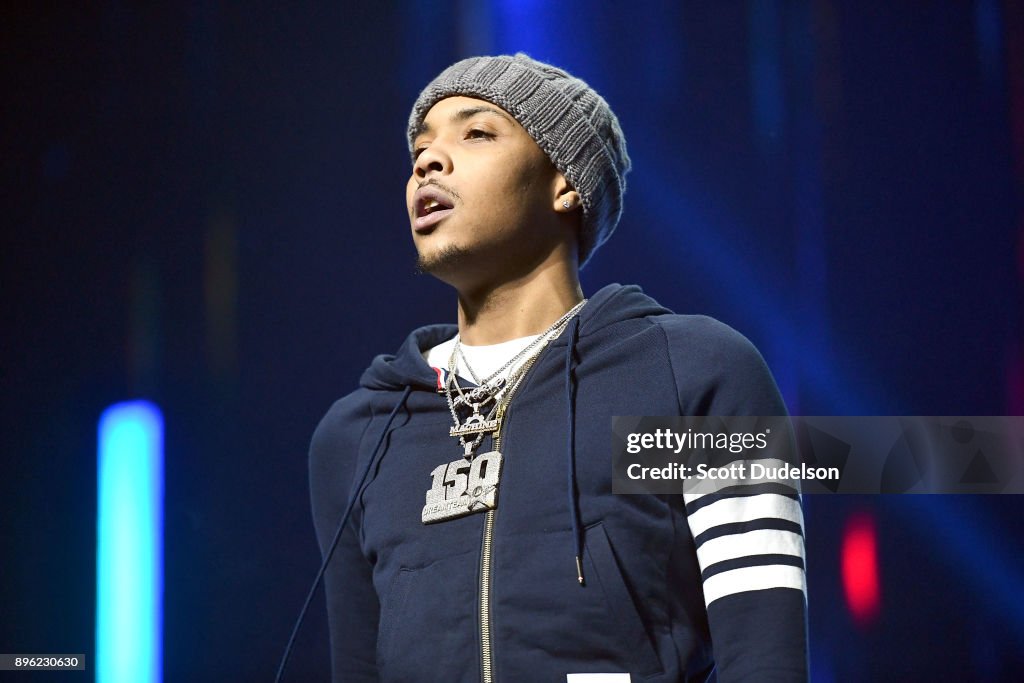 Loud Mtl Rapper Rapper G Herbo performs onstage during day two of the Rolling Loud ...