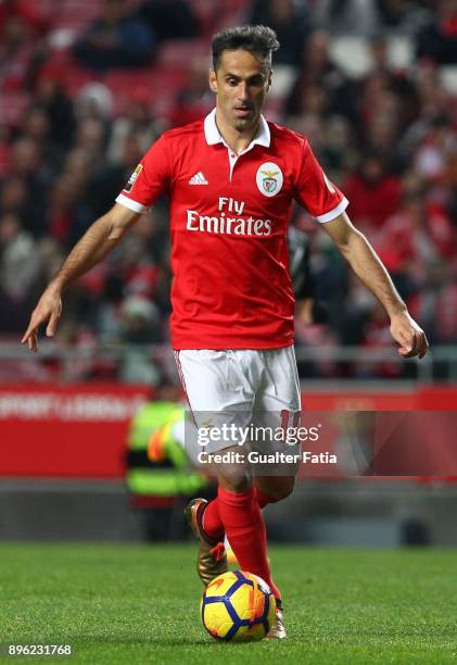 Benfica forward Jonas from Brazil in action during the Portuguese League Cup match between SL Benfica and Portimonense SC at Estadio da Luz on...