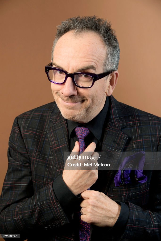 Singer and songwriter Elvis Costello is photographed for Los Angeles