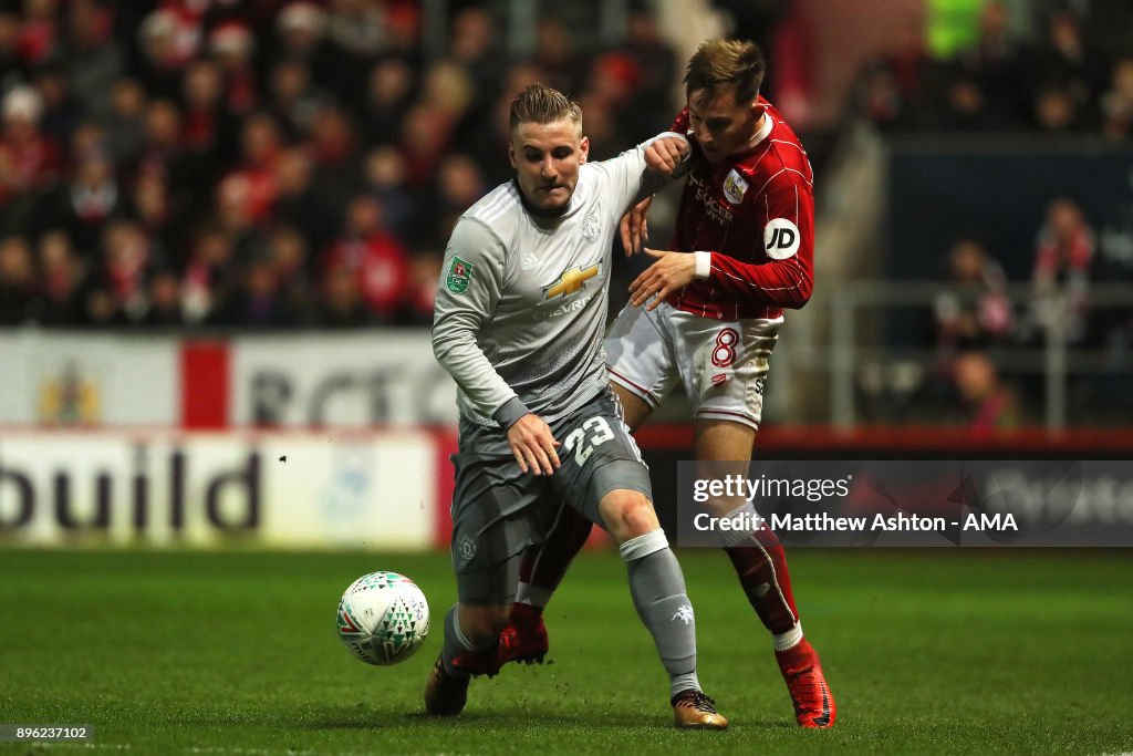 Bristol City v Manchester United - Carabao Cup Quarter-Final