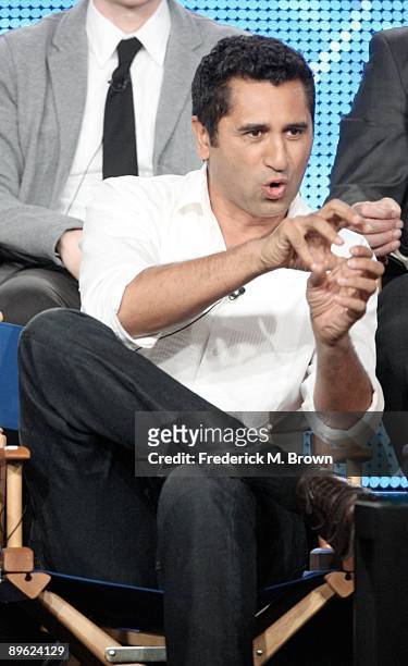 Actor Cliff Curtis of the television show "Trauma" speaks during the NBC Network portion of the 2009 Summer Television Critics Association Press Tour...
