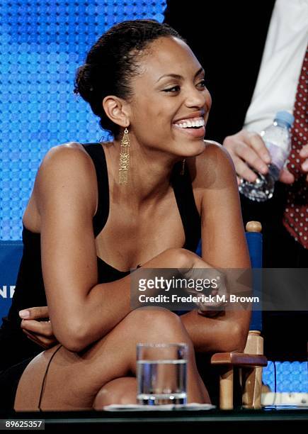 Actress Jaime Lee Kirchner of the television show "Mercy" attends the NBC Network portion of the 2009 Summer Television Critics Association Press...
