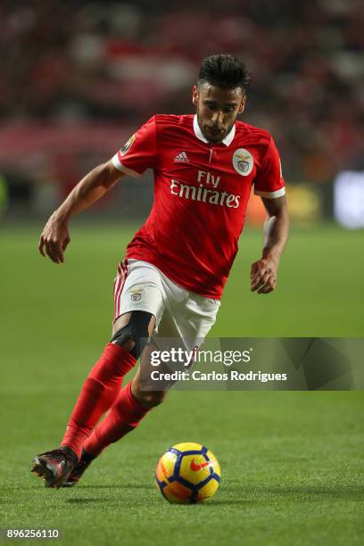 Benfica's forward Toto Salvio from Argentina during the match between SL Benfica and Portimonense SC for the Portuguese Cup at Estadio da Luz on...