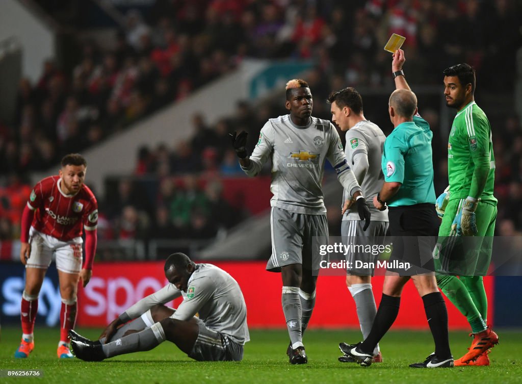 Bristol City v Manchester United - Carabao Cup Quarter-Final