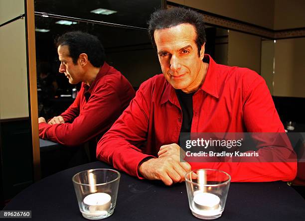 Magician David Copperfield poses for a photo after holding a photo call to launch his first Australian show in 10 years and associated national tour,...