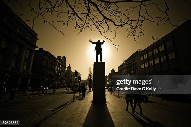 the sun god - dublin statue stock pictures, royalty-free photos & images