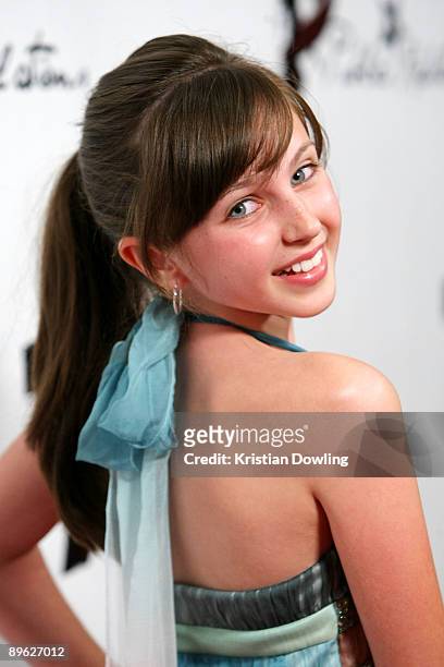 Actress Ryan Newman arrives for the 2009 Totally Texty Teen Choice Awards Pre-Party on August 5, 2009 in Hollywood, California.
