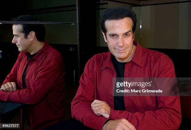 David Copperfield poses at a photo call to celebrate his first Australian show in 10 years and to discuss his first Australian show in a national...