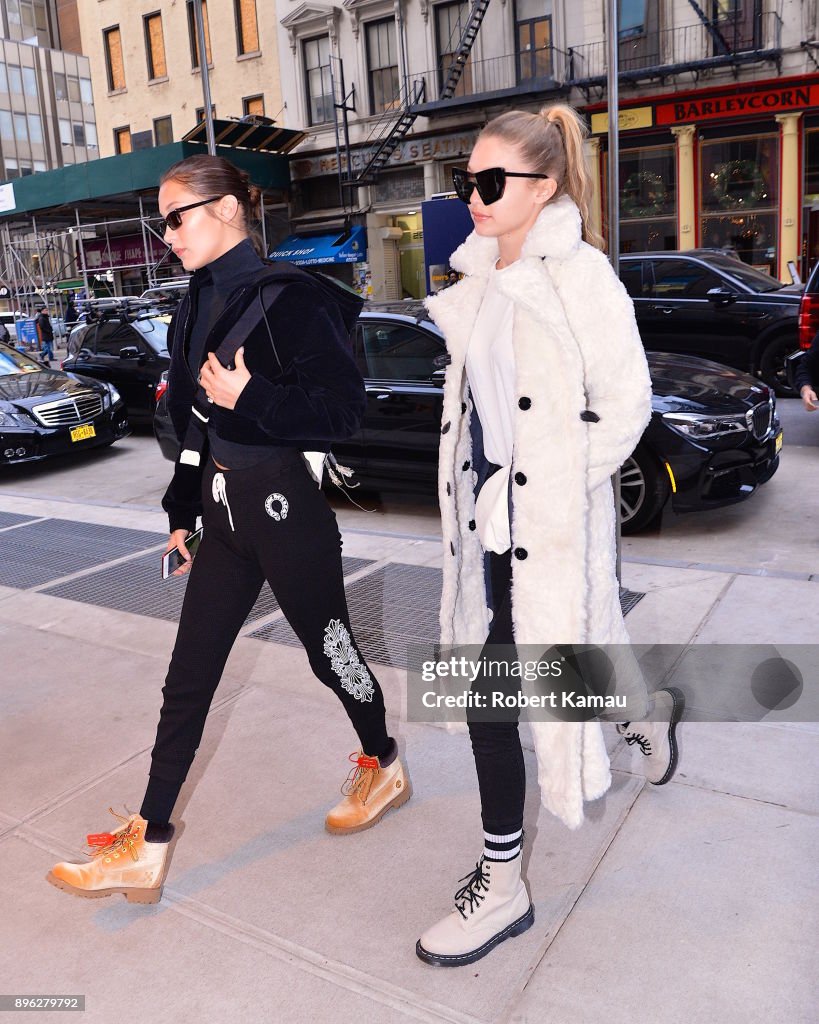 Celebrity Sightings in New York City - December 20, 2017